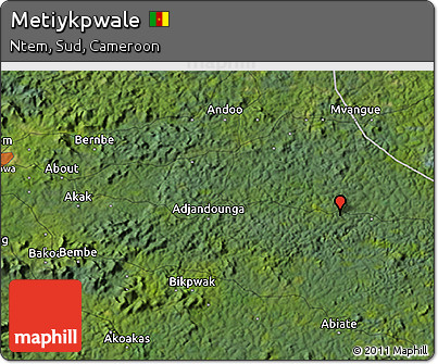 Satellite 3D Map of Metiykpwale