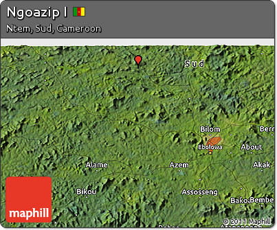 Satellite 3D Map of Ngoazip I