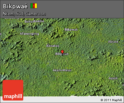 Satellite 3D Map of Bikpwaé
