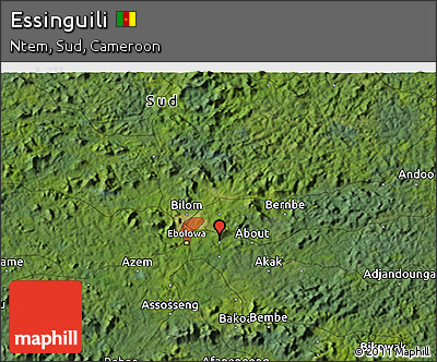 Satellite 3D Map of Essinguili