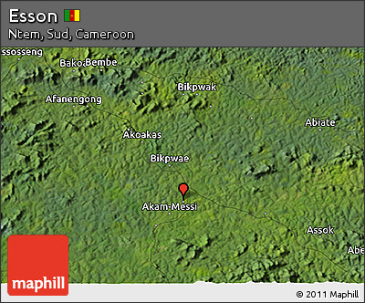 Satellite 3D Map of Esson