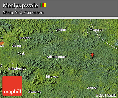 Satellite 3D Map of Metiykpwale