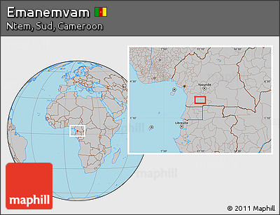 Gray Location Map of Emanemvam