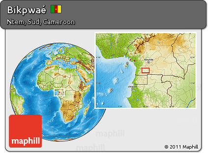 Physical Location Map of Bikpwaé