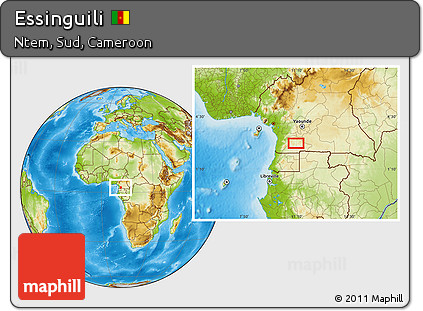 Physical Location Map of Essinguili