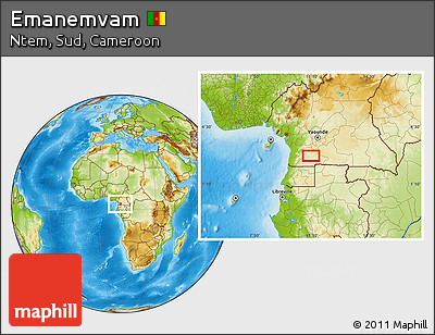 Physical Location Map of Emanemvam
