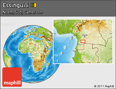 Physical Location Map of Essinguili