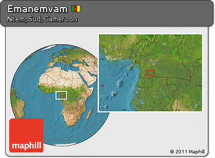 Satellite Location Map of Emanemvam