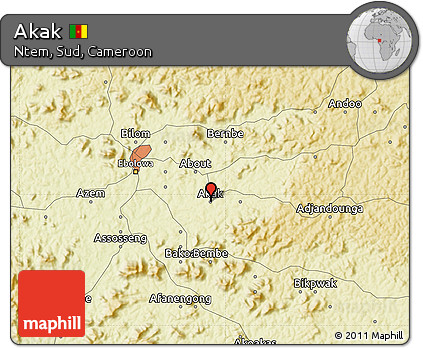 Physical Map of Akak