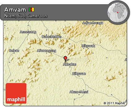 Physical Map of Amvam
