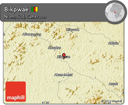 Physical Map of Bikpwaé