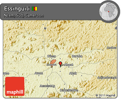 Physical Map of Essinguili