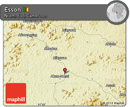 Physical Map of Esson