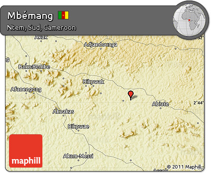 Physical Map of Mbémang