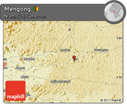 Physical Map of Mengong