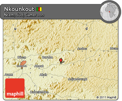 Physical Map of Nkounkout