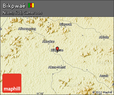 Physical Map of Bikpwaé