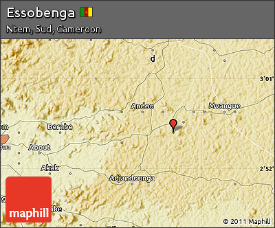 Physical Map of Essobenga