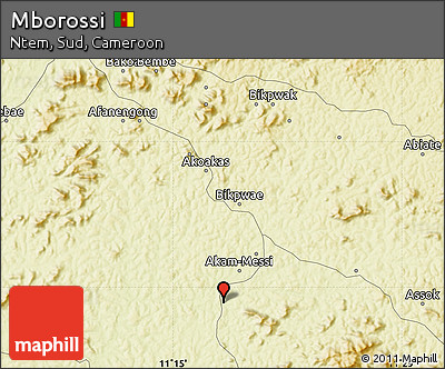 Physical Map of Mborossi