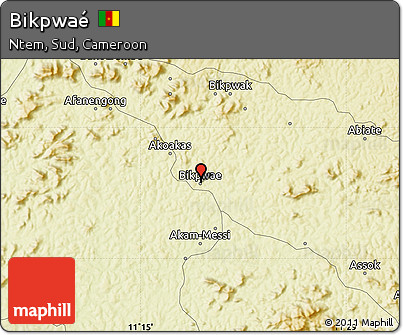 Physical Map of Bikpwaé