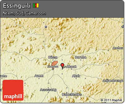 Physical Map of Essinguili