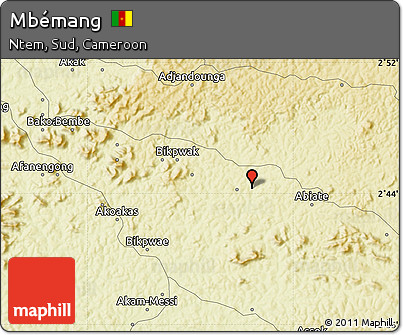 Physical Map of Mbémang