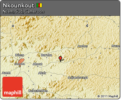 Physical Map of Nkounkout