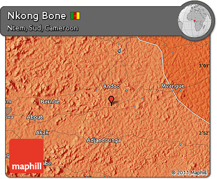 Political Map of Nkong Bone