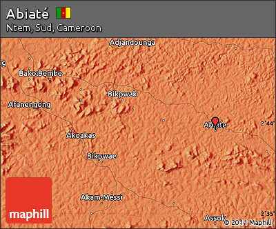 Political Map of Abiaté