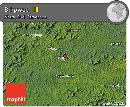 Satellite Map of Bikpwaé