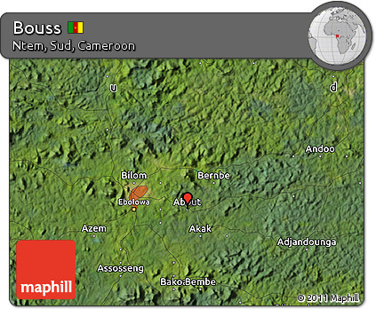 Satellite Map of Bouss