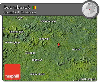 Satellite Map of Dounibazok
