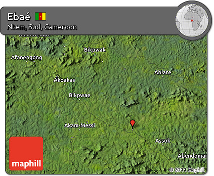 Satellite Map of Ebaé