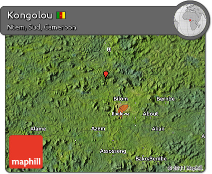 Satellite Map of Kongolou