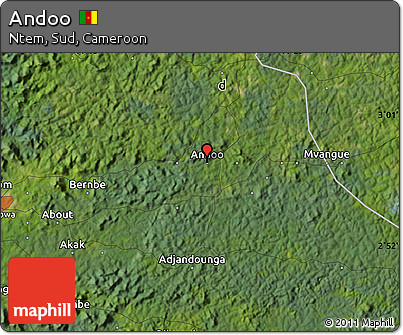 Satellite Map of Andoo