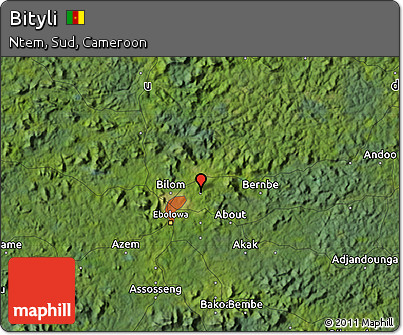 Satellite Map of Bityli