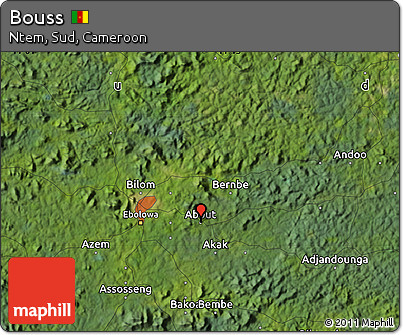 Satellite Map of Bouss