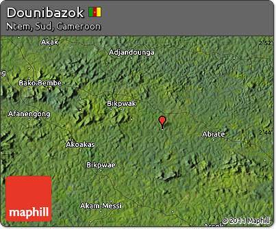 Satellite Map of Dounibazok