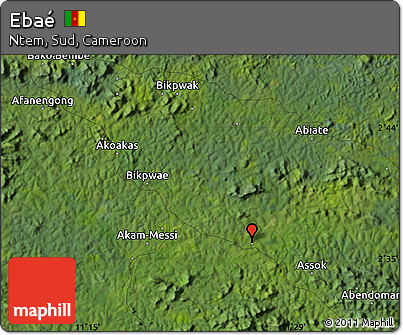 Satellite Map of Ebaé