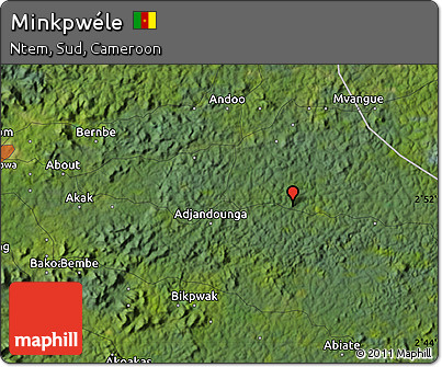 Satellite Map of Minkpwéle