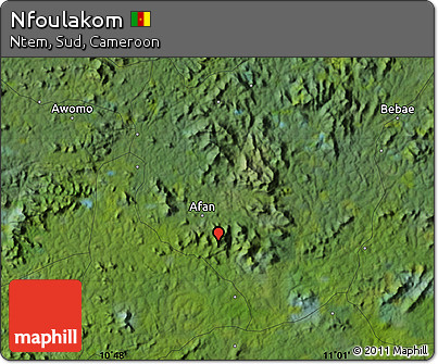 Satellite Map of Nfoulakom