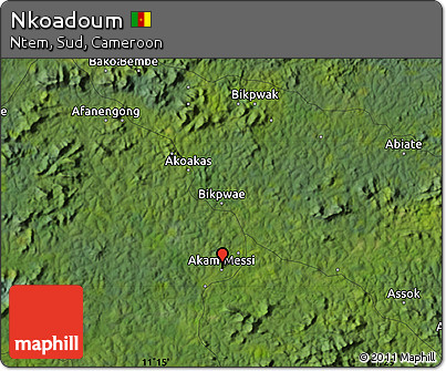 Satellite Map of Nkoadoum