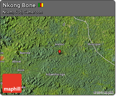 Satellite Map of Nkong Bone