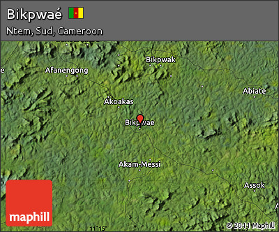 Satellite Map of Bikpwaé