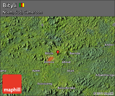 Satellite Map of Bityli