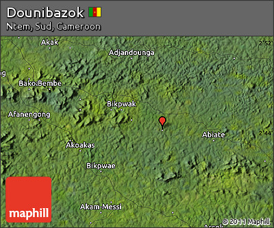 Satellite Map of Dounibazok
