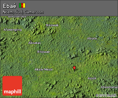 Satellite Map of Ebaé