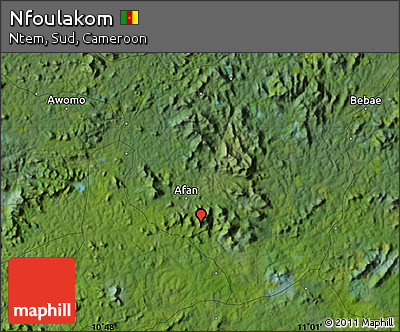 Satellite Map of Nfoulakom