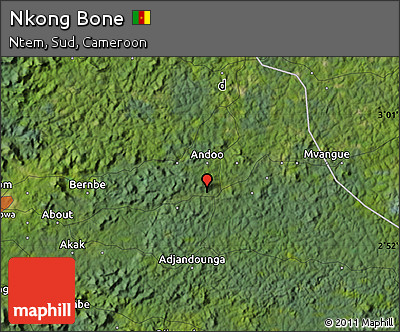 Satellite Map of Nkong Bone