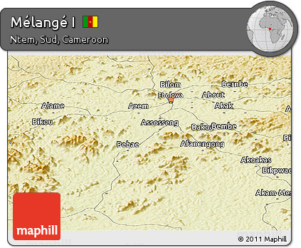 Physical Panoramic Map of Mélangé I